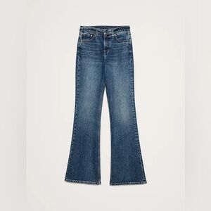 Stylish Blue Flare Women's Jeans